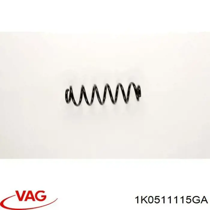 Compre 1K0511115GA VAG Mola traseira