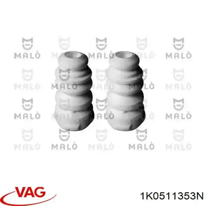 Compre 1K0511353N VAG Pára-choque (grade de proteção) de amortecedor traseiro