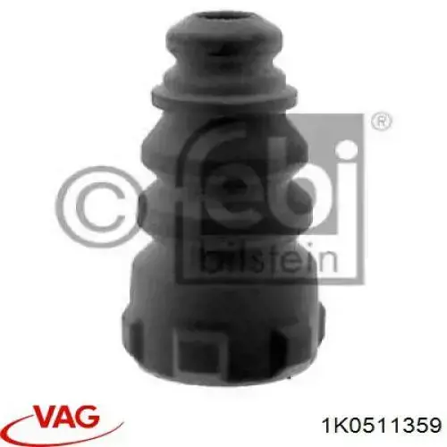 Compre 1K0511359 VAG Pára-choque (grade de proteção) de amortecedor traseiro