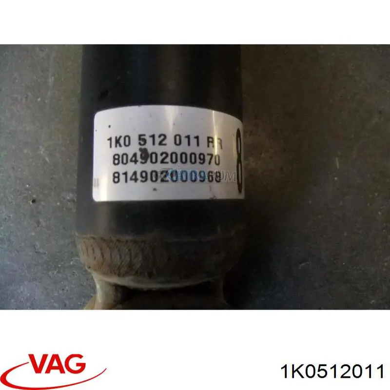 Amortecedor traseiro esquerdo 1K0512011 VAG