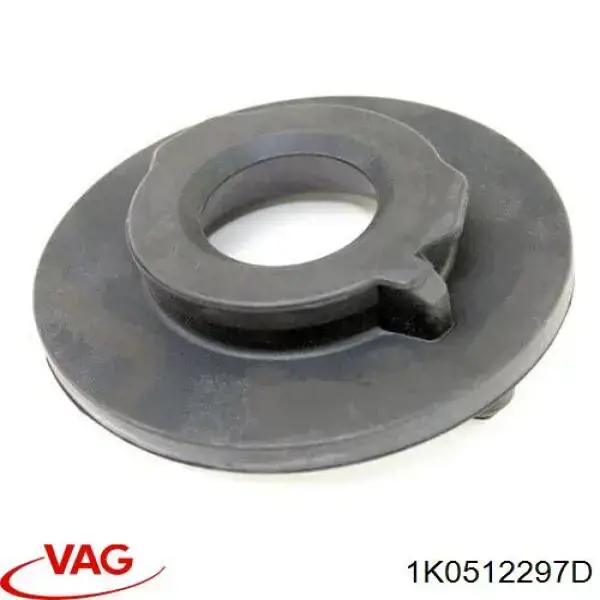 Espaçador (anel de borracha) da mola traseira inferior 45120046735 Vika