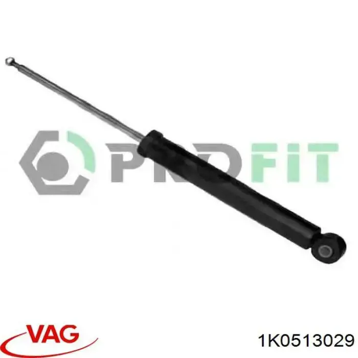 1K0513029 VAG Amortecedor traseiro