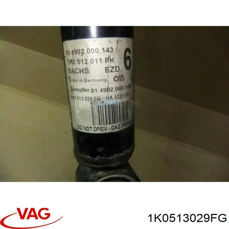 Amortecedor traseiro VAG 1K0513029FG preço, a partir de 37,46 USD