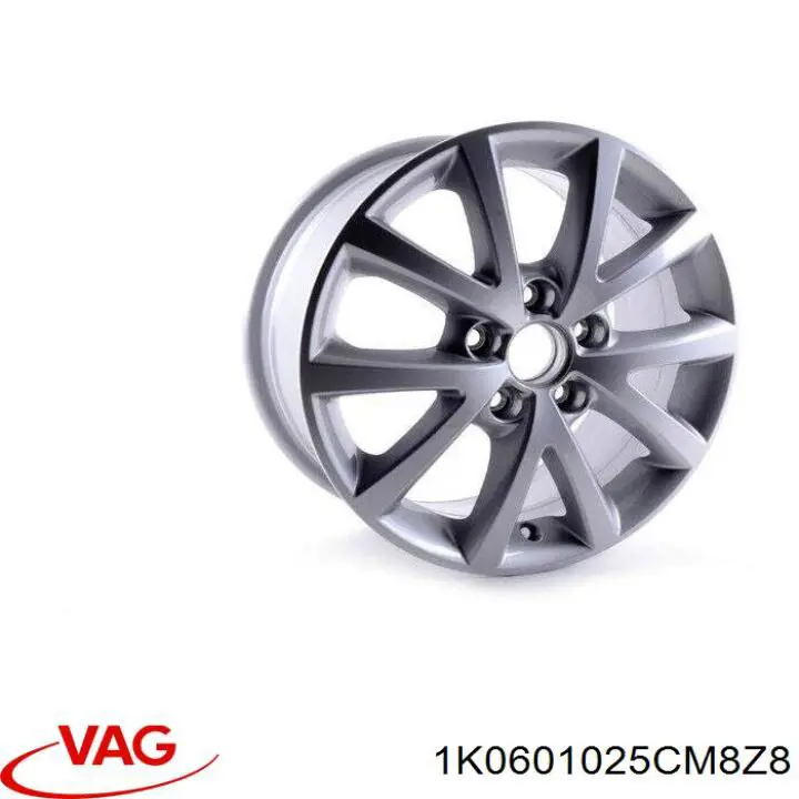 Discos de roda de aleação ligeira (de aleação ligeira, de titânio) VAG 1K0601025CH8Z8 preço, a partir de 606,26 USD