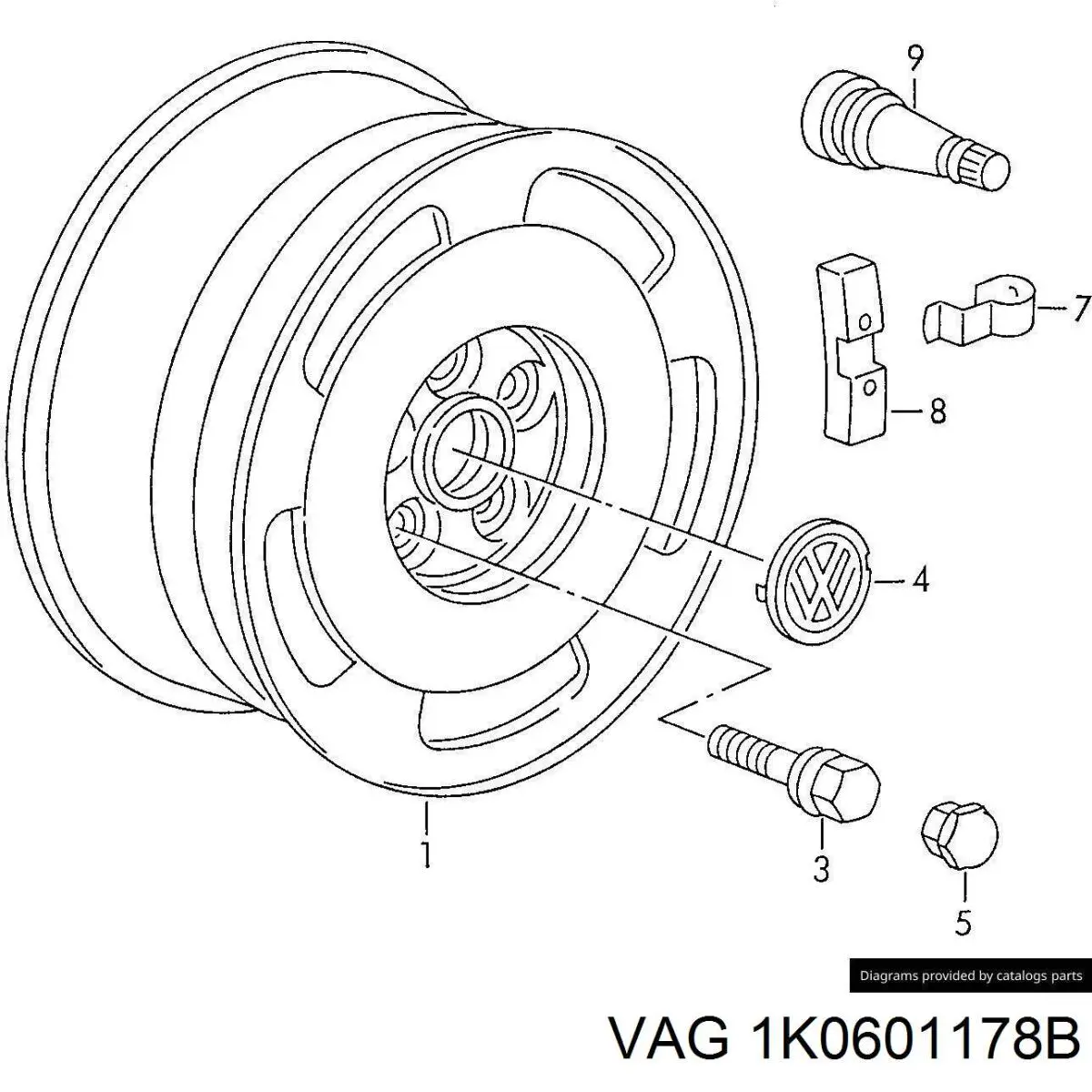 1K0601178B VAG 
