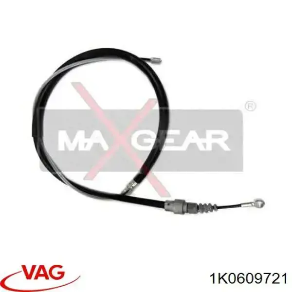Cabo traseiro direito/esquerdo do freio de estacionamento VAG 1K0609721 preço, a partir de 12,95 USD