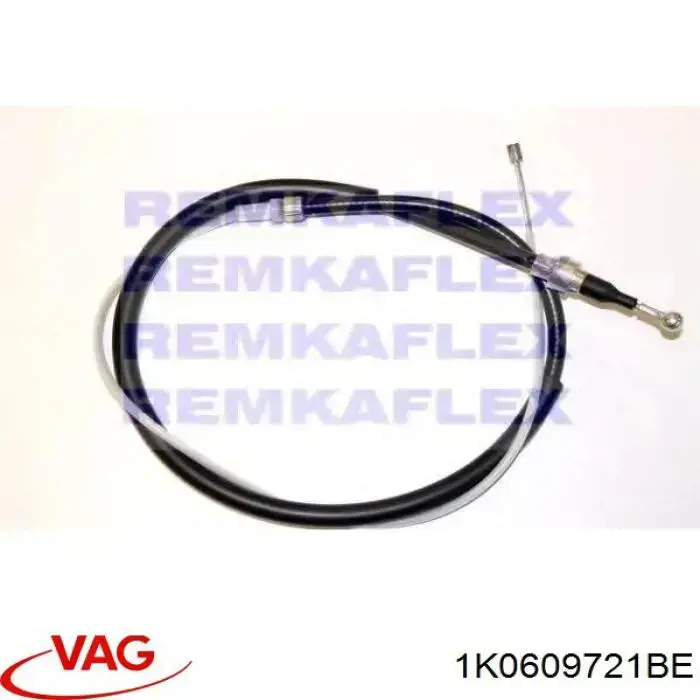 Compre 1K0609721BE VAG Cabo traseiro direito/esquerdo do freio de estacionamento