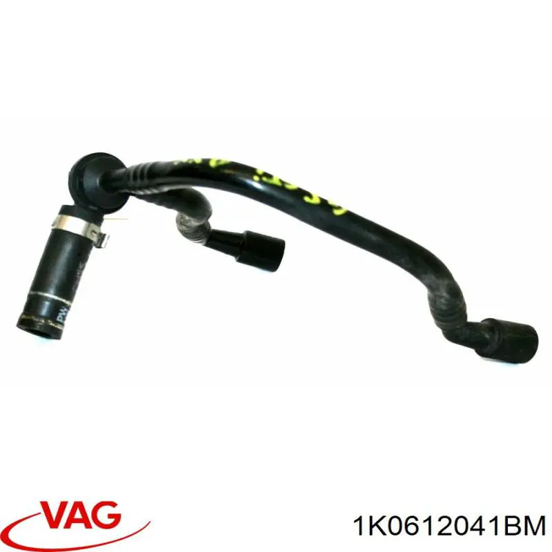 1K0612041BM VAG Mangueira (cano derivado) de bomba de vácuo