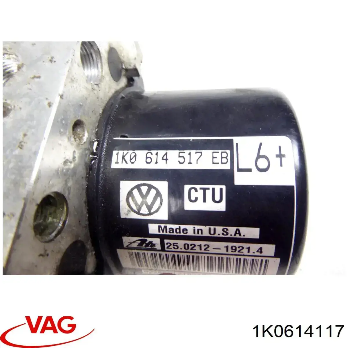 Unidade hidráulico de controlo ABS 1K0614117 VAG