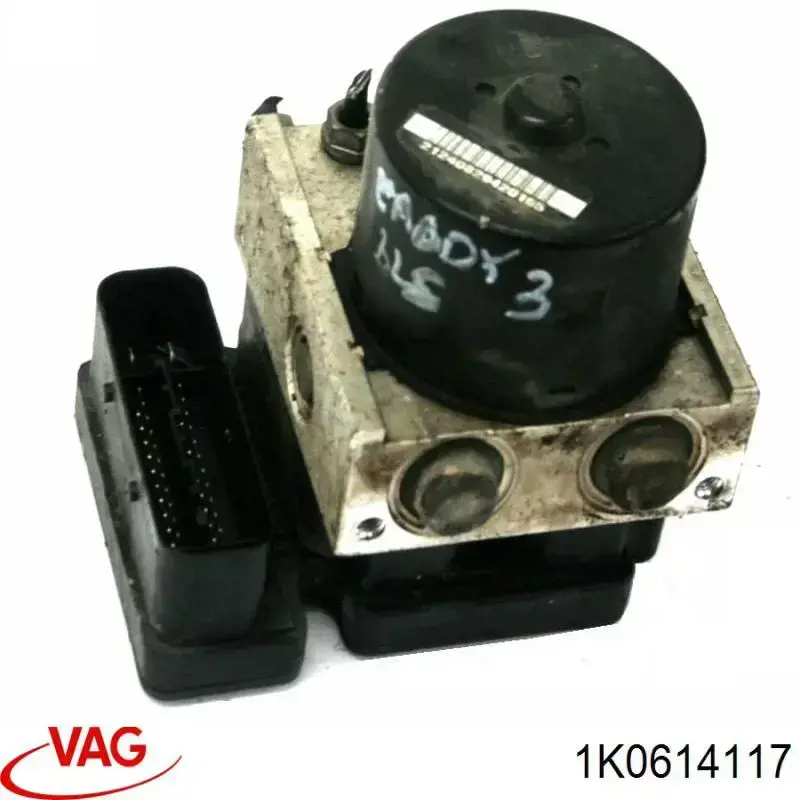 Unidade hidráulico de controlo ABS 1K0614117 VAG