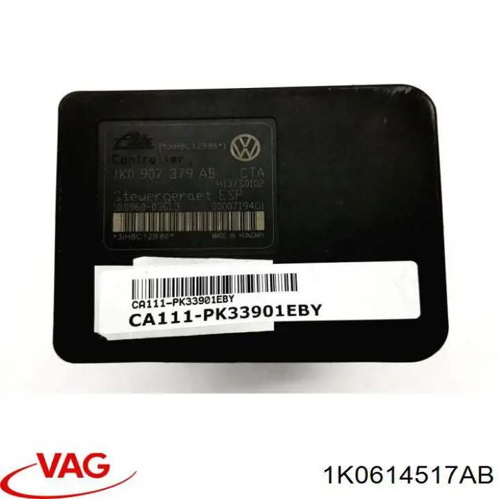 Unidade hidráulico de controlo ABS VAG 1K0614517AB preço, a partir de 195,80 USD
