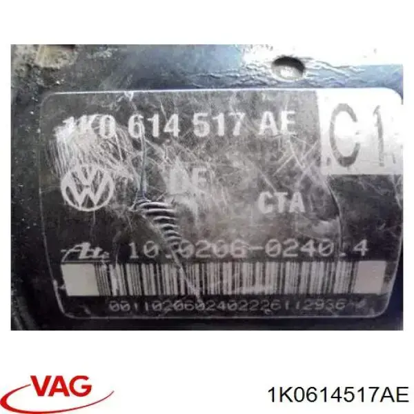 Compre 1K0614517MBEF VAG Unidade hidráulico de controlo ABS