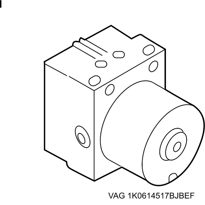 Compre 1K0614517CNBEF VAG Módulo de direção (Centralina eletrônica) ABS