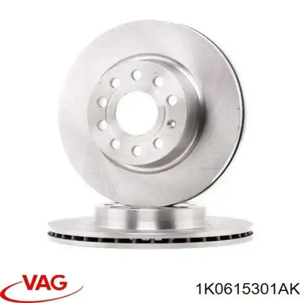 Compre 1K0615301AK VAG Disco do freio dianteiro