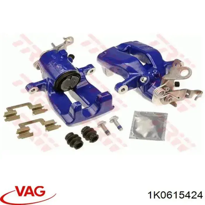 Compre 1K0615424 VAG Suporte do freio traseiro direito