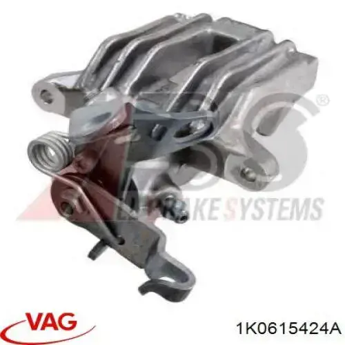 1K0615424A VAG Suporte do freio traseiro direito