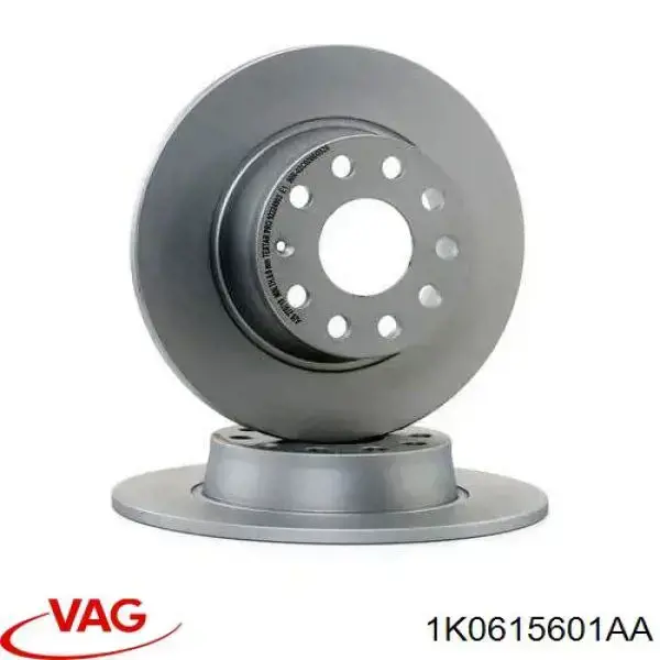 Disco do freio traseiro VAG 1K0615601AA preço, a partir de 36,74 USD
