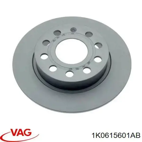 Compre 1K0615601AB VAG Disco do freio traseiro