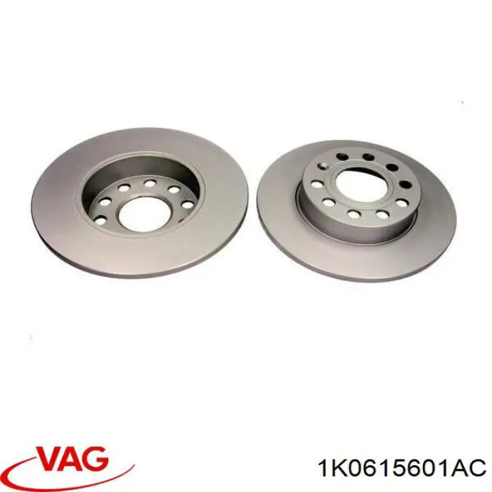 Compre 1K0615601AC VAG Disco do freio traseiro
