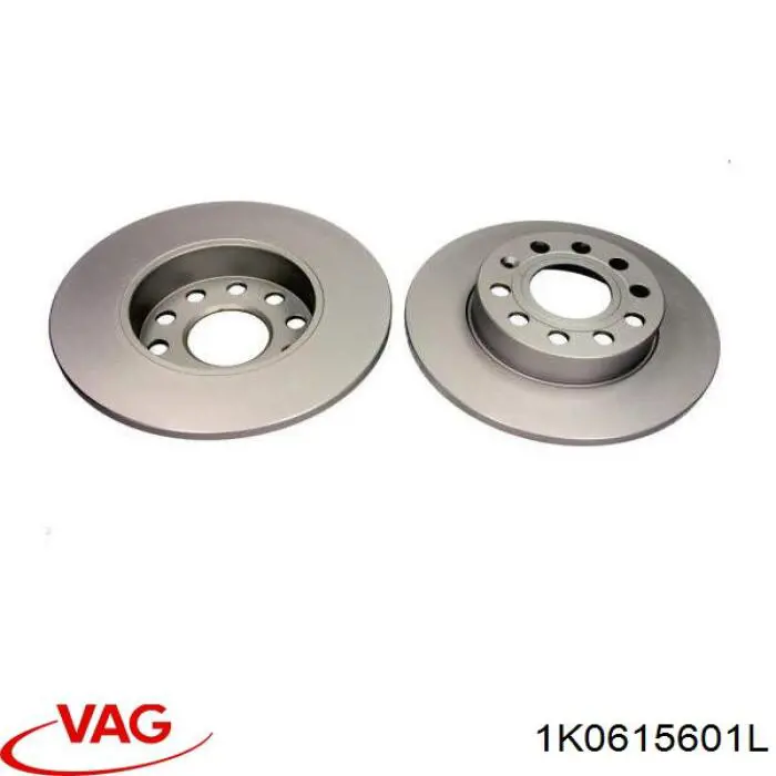 Compre 1K0615601L VAG Disco do freio traseiro