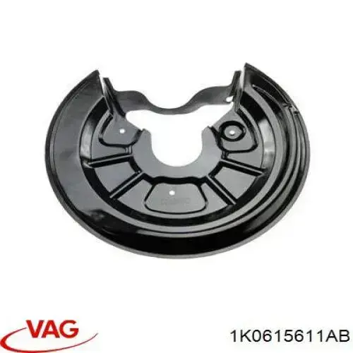 Proteção esquerda do freio de disco traseiro VAG 1K0615611AB preço, a partir de 23,66 USD