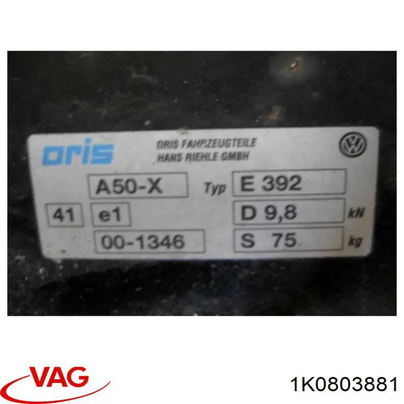 Gancho de reboque (esfera) de dispositivo de reboque VAG 1K0803881 preço, a partir de 852,58 USD