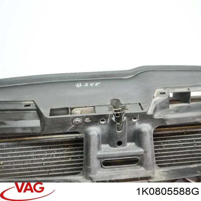 Compre 1K0805588G VAG Suporte do radiador montado (painel de montagem de fixação das luzes)