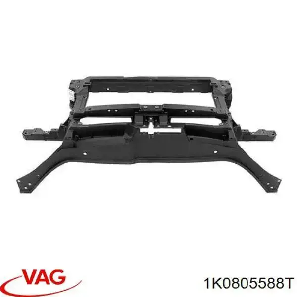1K0805588T VAG Suporte do radiador montado (painel de montagem de fixação das luzes)