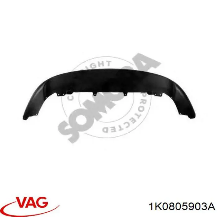 Spoiler do pára-choque dianteiro VAG 1K0805903A preço, a partir de 27,47 USD