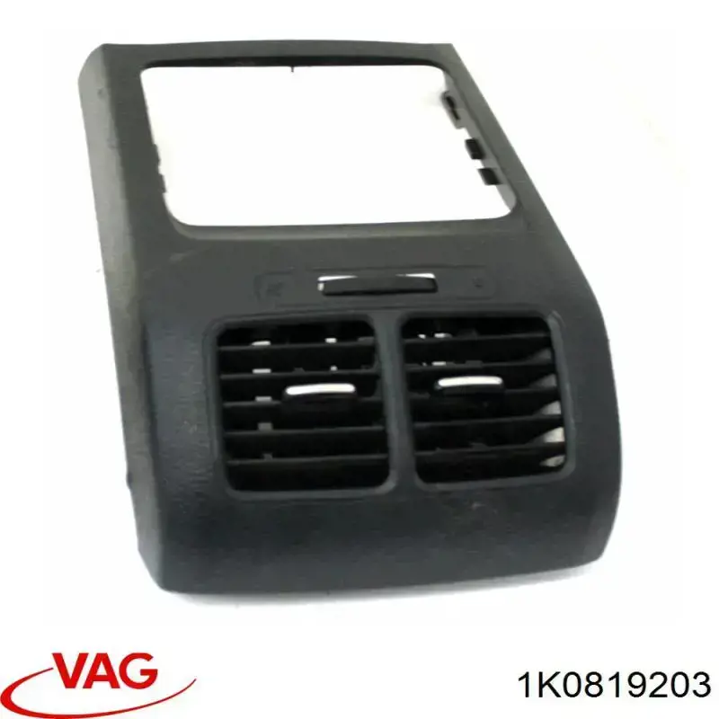 1K0819203 VAG Grelha de ventilação de salão no "painel de instrumentos"