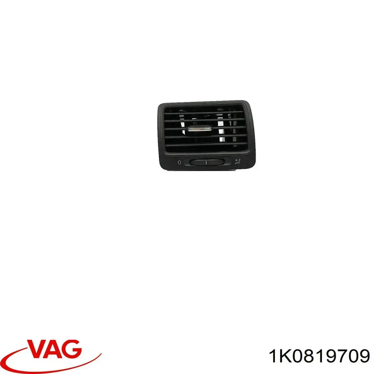 Grelha esquerda de ventilação de salão no "painel de instrumentos" VAG 1K0819709 preço, a partir de 49,37 USD