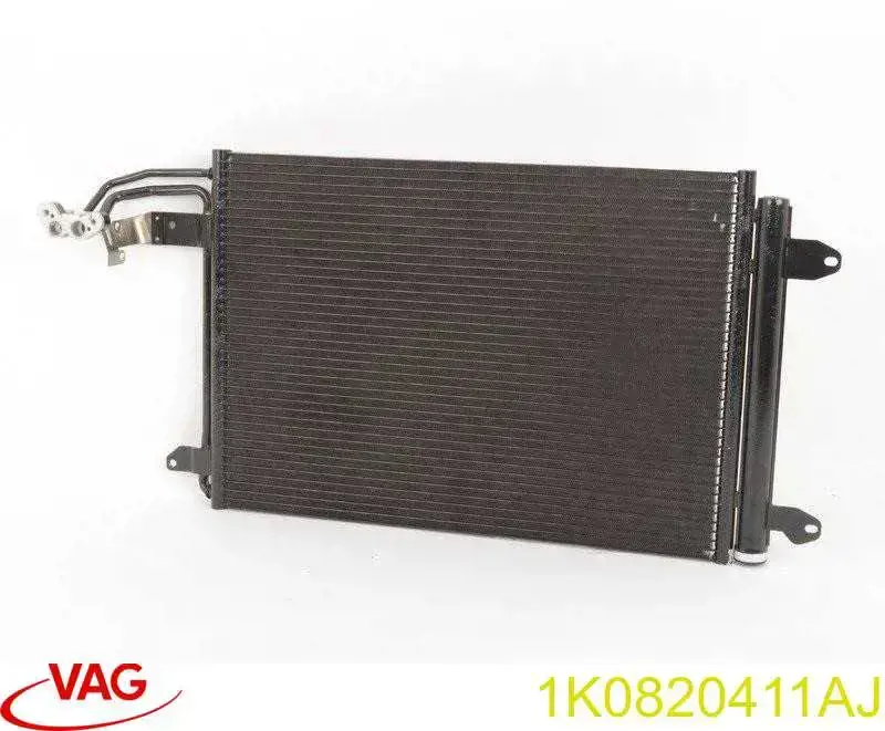 1K0820411AJ VAG Radiador de aparelho de ar condicionado