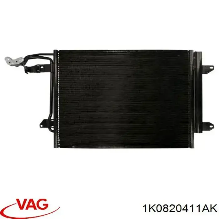 Radiador de aparelho de ar condicionado VAG 1K0820411AK preço, a partir de 73,21 USD