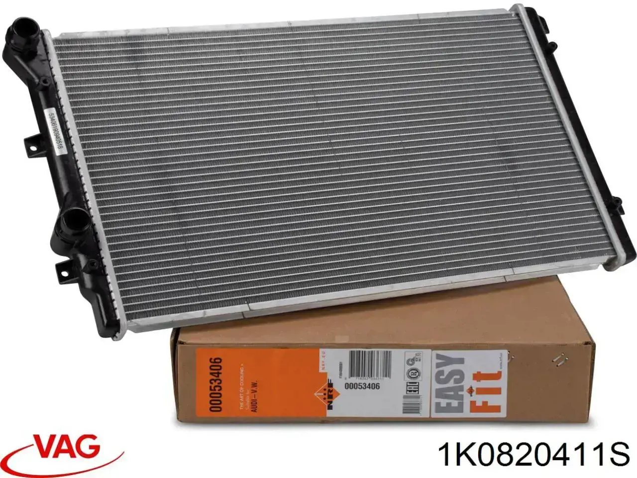 1K0820411S VAG Radiador de aparelho de ar condicionado