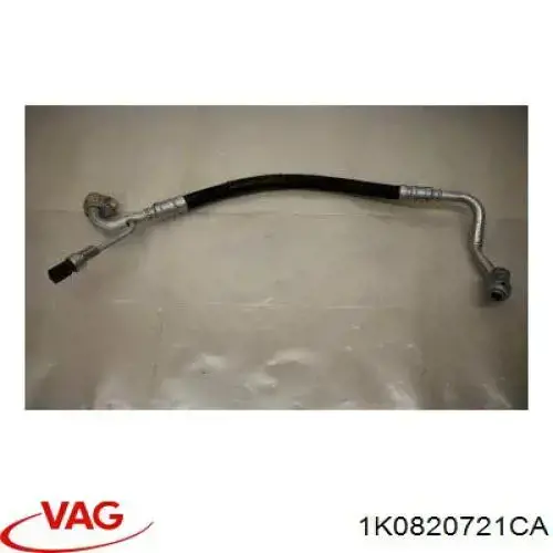 Compre 1K0820721CA VAG Mangueira de aparelho de ar condicionado, desde o compressor até o radiador