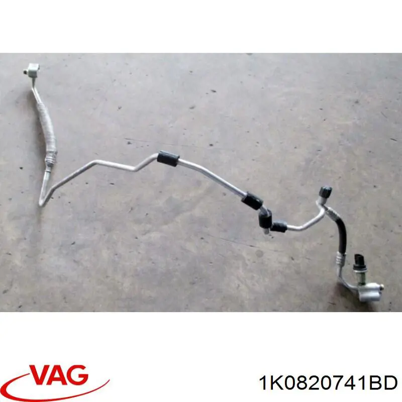 1K0820741BD VAG Mangueira de aparelho de ar condicionado, desde o radiador até o vaporizador