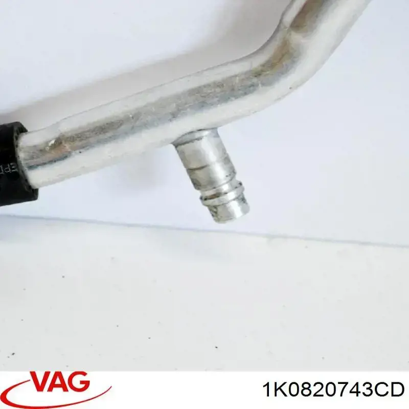 1K0820743CD VAG Mangueira de aparelho de ar condicionado, desde o vaporizador até o compressor