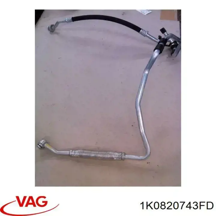 Mangueira de aparelho de ar condicionado, desde o vaporizador até o compressor VAG 1K0820743FD preço, a partir de 80,16 USD