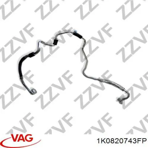 1K0820743FP VAG Mangueira de aparelho de ar condicionado, desde o vaporizador até o compressor