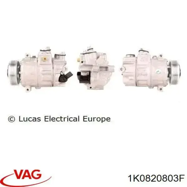 Compressor de aparelho de ar condicionado VAG 1K0820803F preço, a partir de 129,40 USD