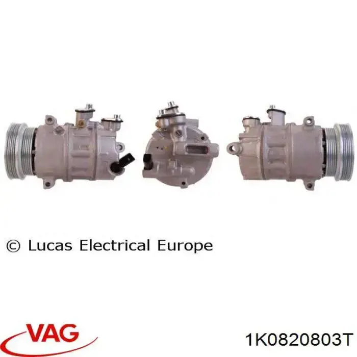 1K0820803T VAG Compressor de aparelho de ar condicionado