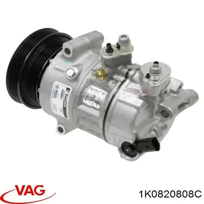 Compre 1K0820808C VAG Compressor de aparelho de ar condicionado