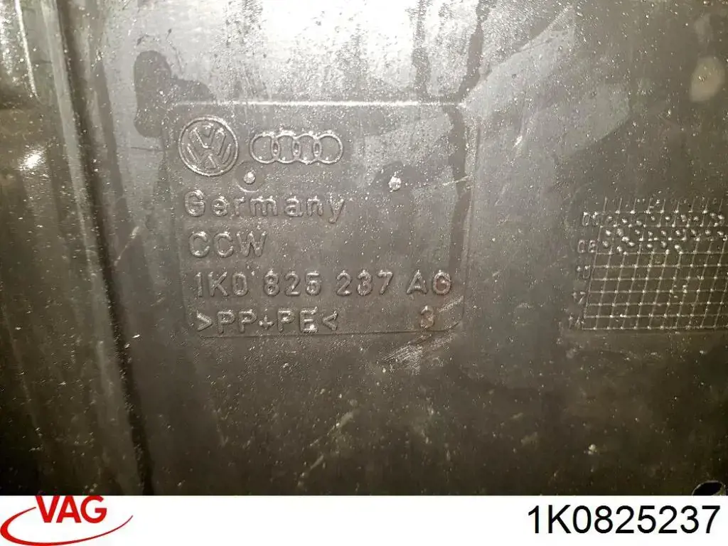 Compre 1K0825237 VAG Proteção de motor dianteira