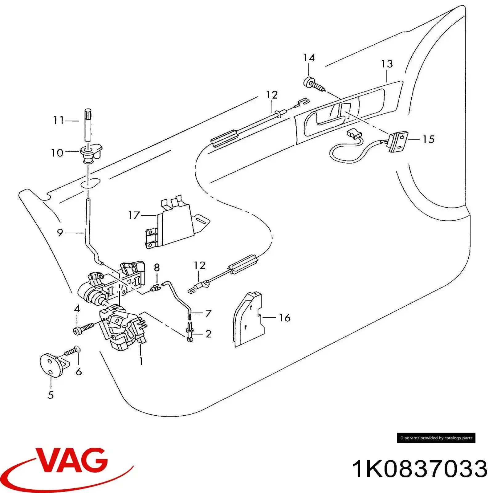  VAG 1K0837033 preço, a partir de 57,81 USD