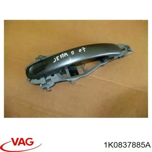 Suporte de maçaneta externa da porta dianteira esquerda VAG 1K0837885A preço, a partir de 40,86 USD