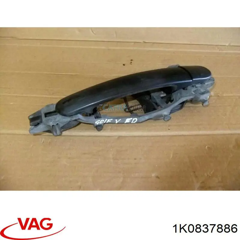 Suporte de maçaneta externa da porta dianteira direita VAG 1K0837886 preço, a partir de 40,86 USD