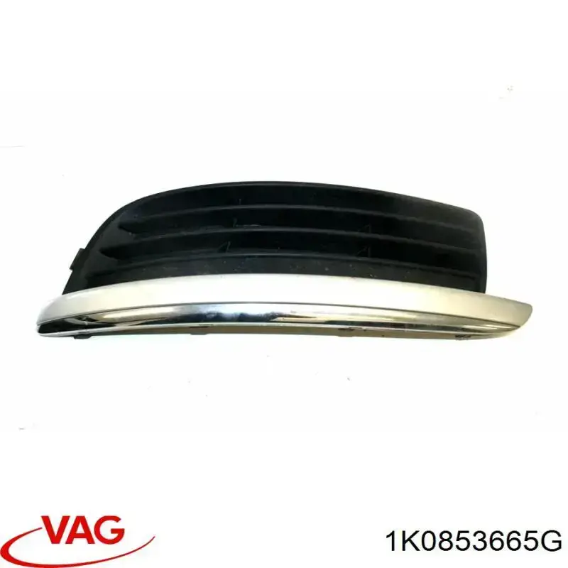 Tampão (grelha) das luzes de nevoeiro do pára-choque dianteiro esquerdo VAG 1K0853665G preço, a partir de 17,35 USD