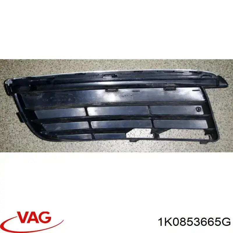 Compre 1K0853665G VAG Tampão (grelha) das luzes de nevoeiro do pára-choque dianteiro esquerdo