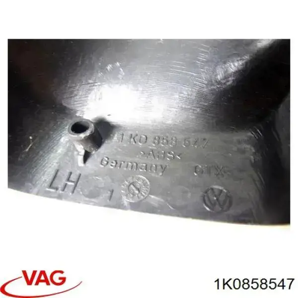 1K0858547 VAG Placa sobreposta (tampa) de suporte de espelho de salão