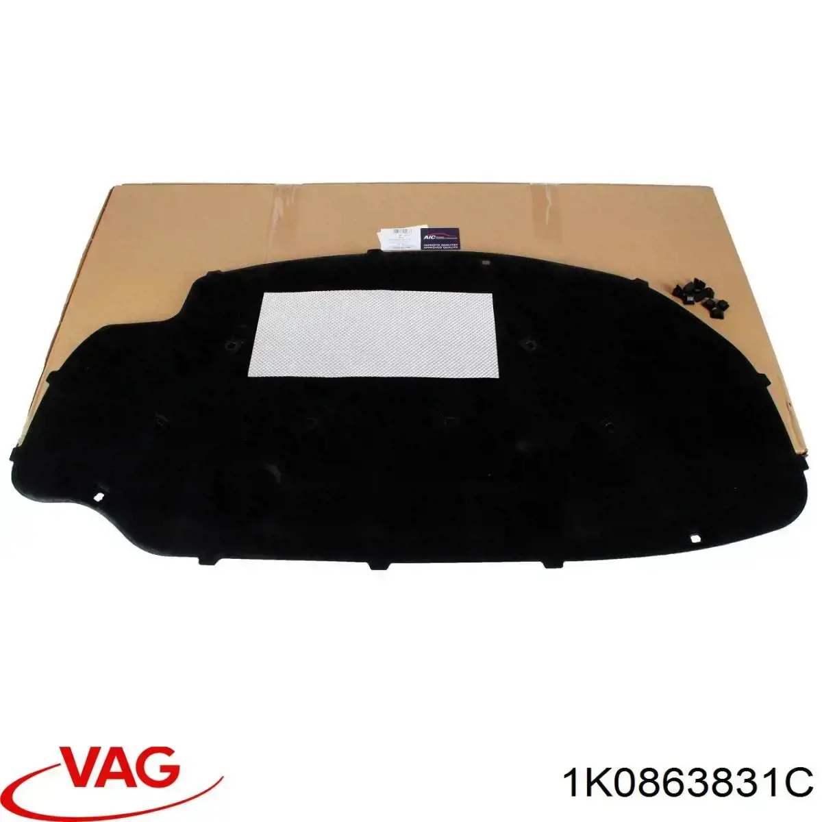 1K0863831C VAG Isolamento de ruído da capota